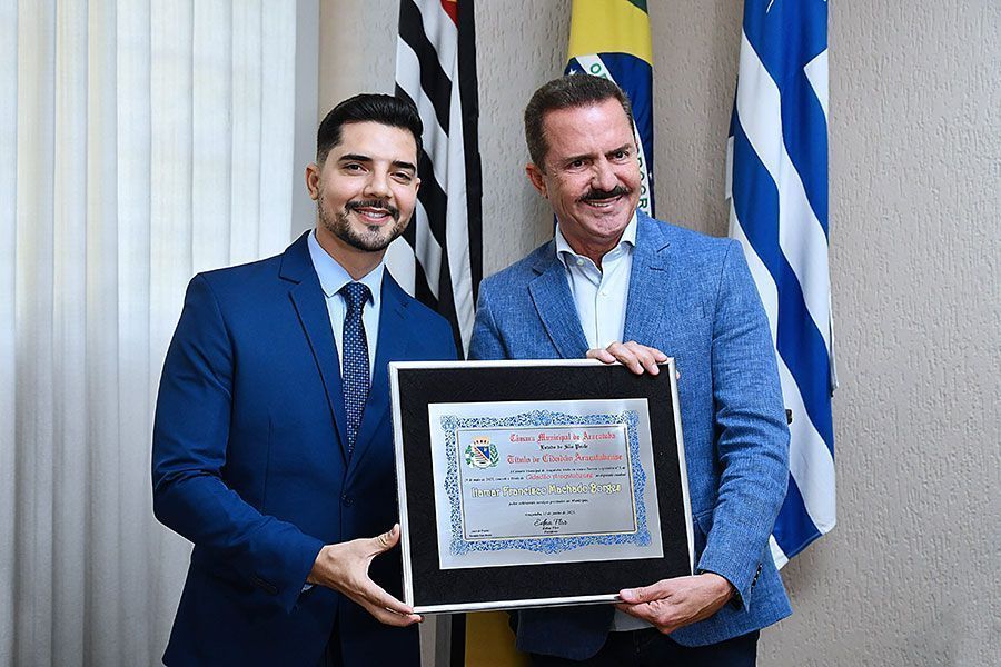 Título de Cidadão Araçatubense é entregue ao deputado estadual Itamar Borges